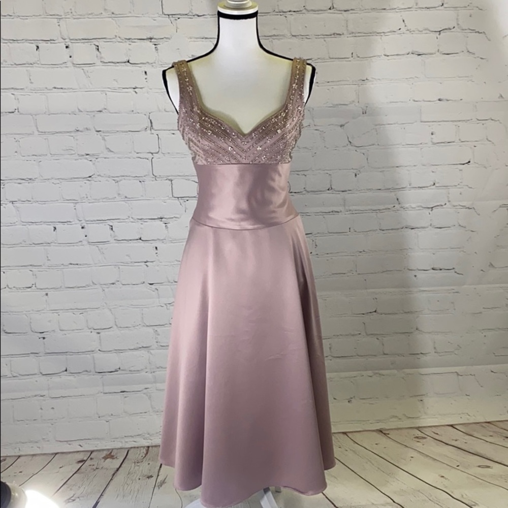 Lavender Formal Dress w/ Beaded Chest